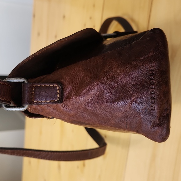 Jack Georges Voyager Emma Petite Crossbody Bag Bison Leather (model 7217) - Picture 8 of 16